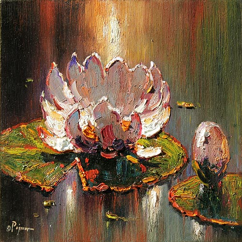 Bob Pejman - White Lily original 